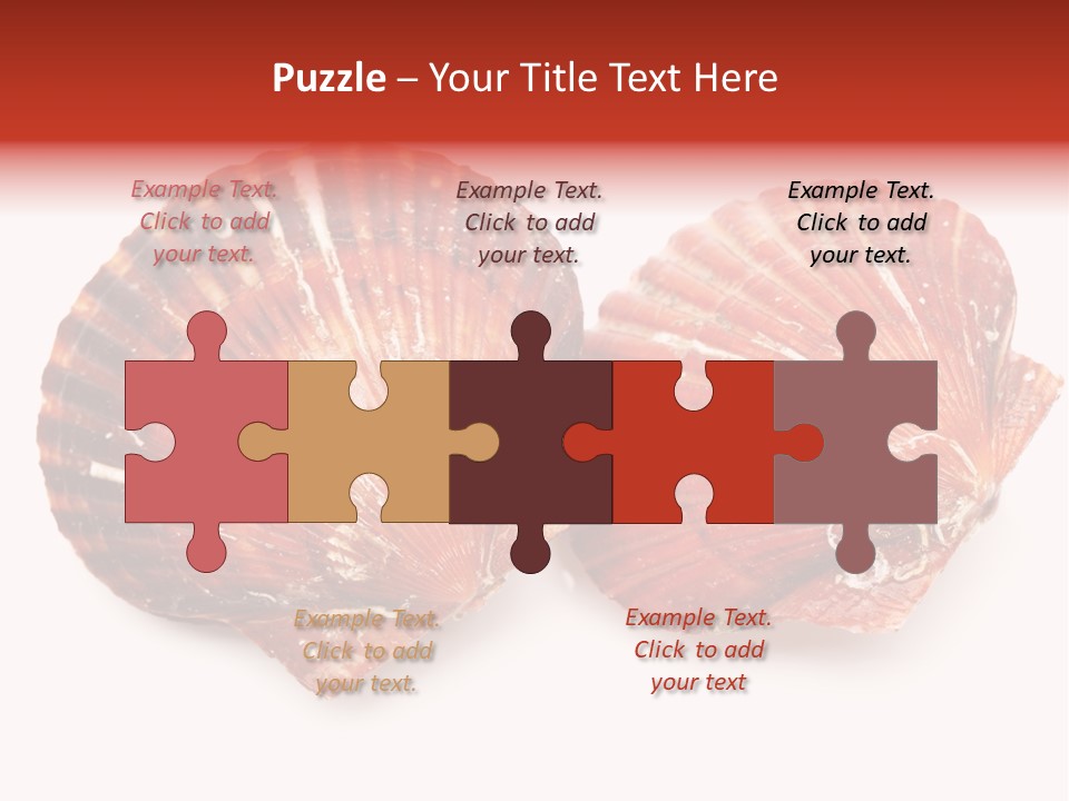 Red Background Closeup PowerPoint Template