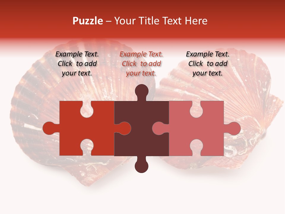 Red Background Closeup PowerPoint Template