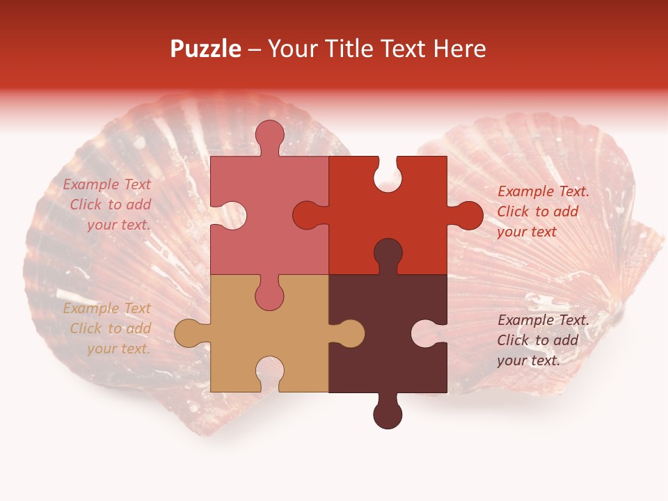 Red Background Closeup PowerPoint Template