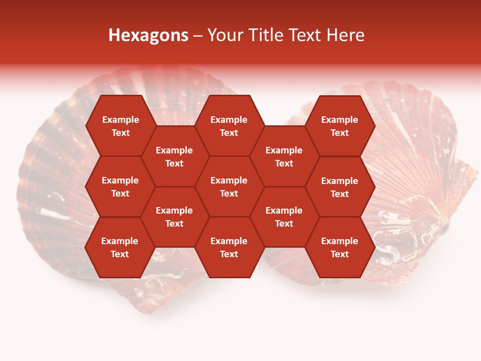 Red Background Closeup PowerPoint Template