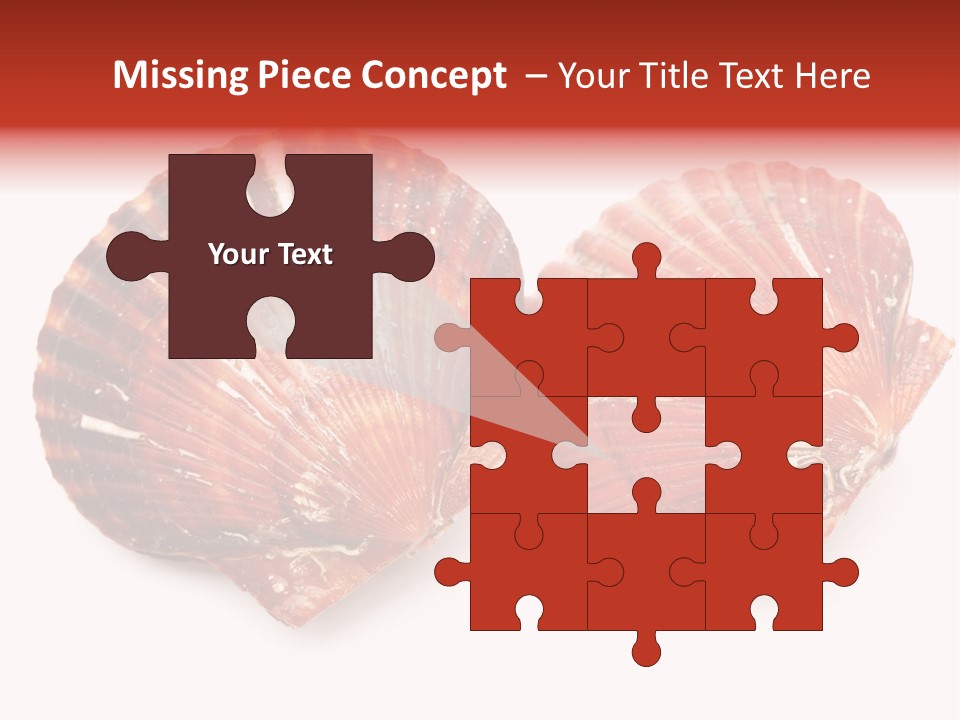 Red Background Closeup PowerPoint Template