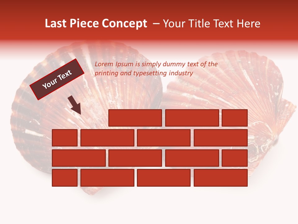 Red Background Closeup PowerPoint Template
