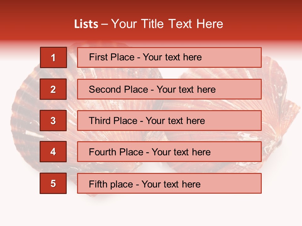 Red Background Closeup PowerPoint Template