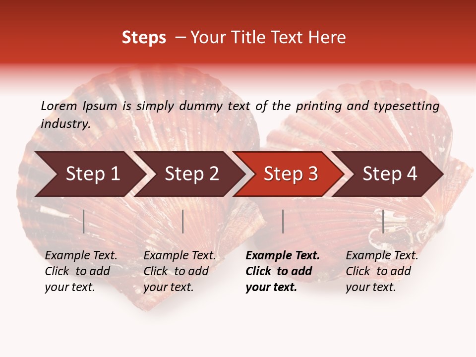 Red Background Closeup PowerPoint Template