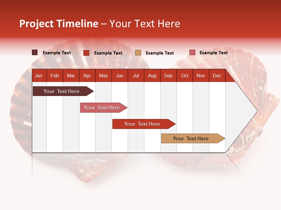 Red Background Closeup PowerPoint Template