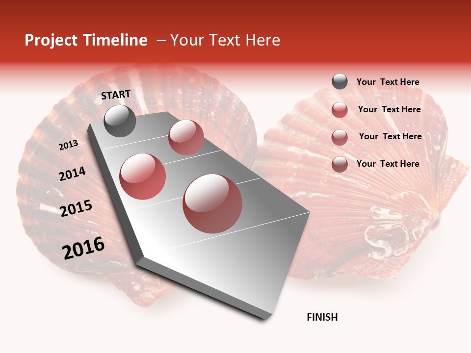 Red Background Closeup PowerPoint Template