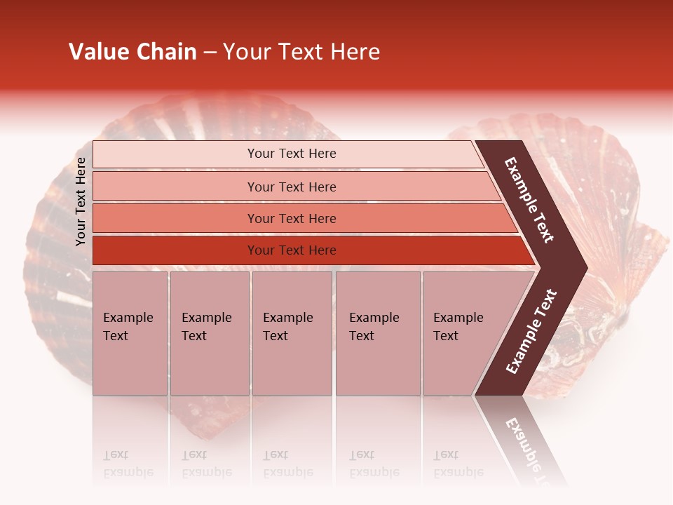 Red Background Closeup PowerPoint Template