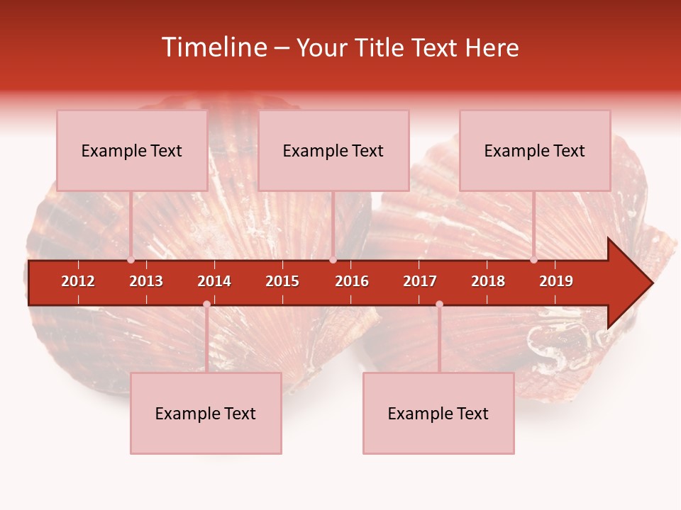 Red Background Closeup PowerPoint Template