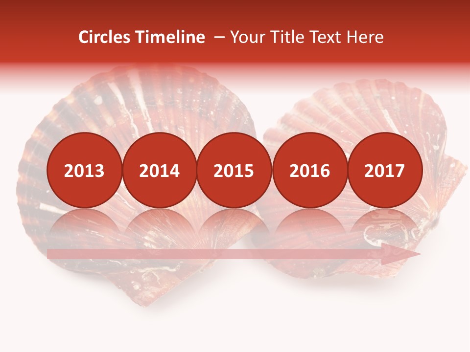 Red Background Closeup PowerPoint Template