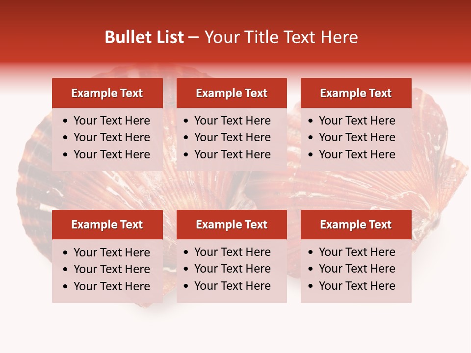 Red Background Closeup PowerPoint Template