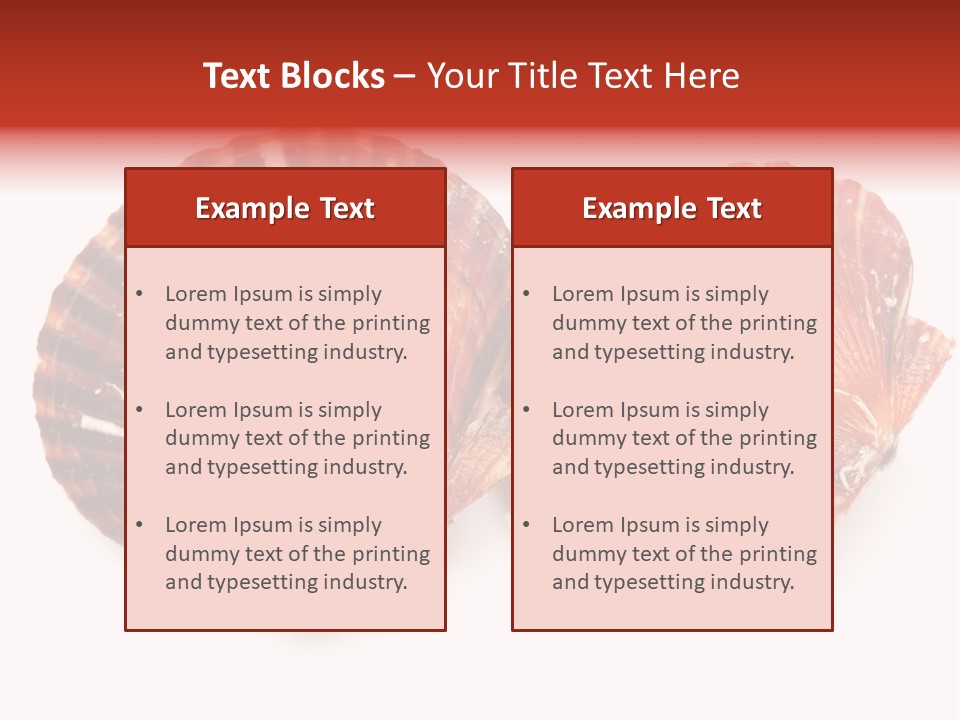 Red Background Closeup PowerPoint Template