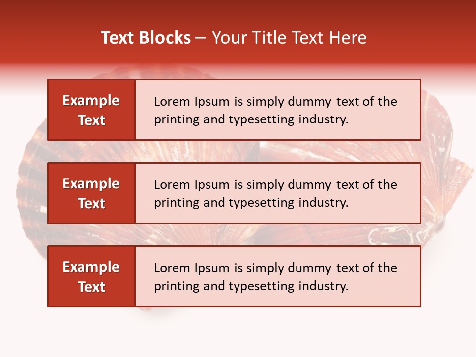 Red Background Closeup PowerPoint Template