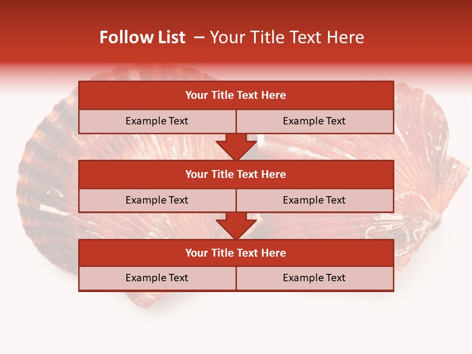 Red Background Closeup PowerPoint Template