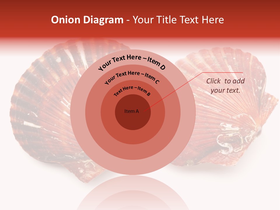 Red Background Closeup PowerPoint Template