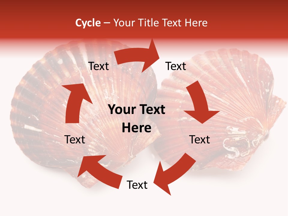 Red Background Closeup PowerPoint Template