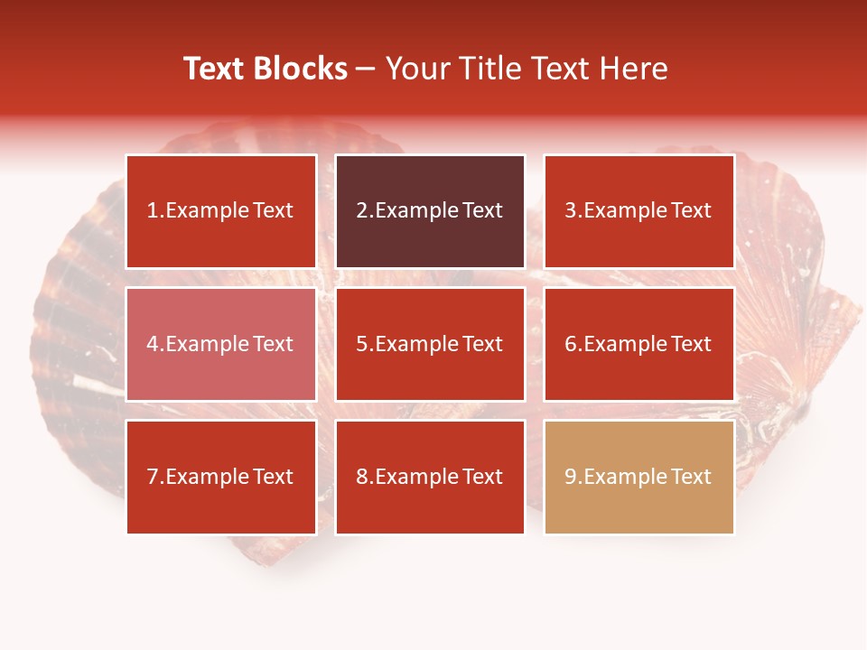 Red Background Closeup PowerPoint Template