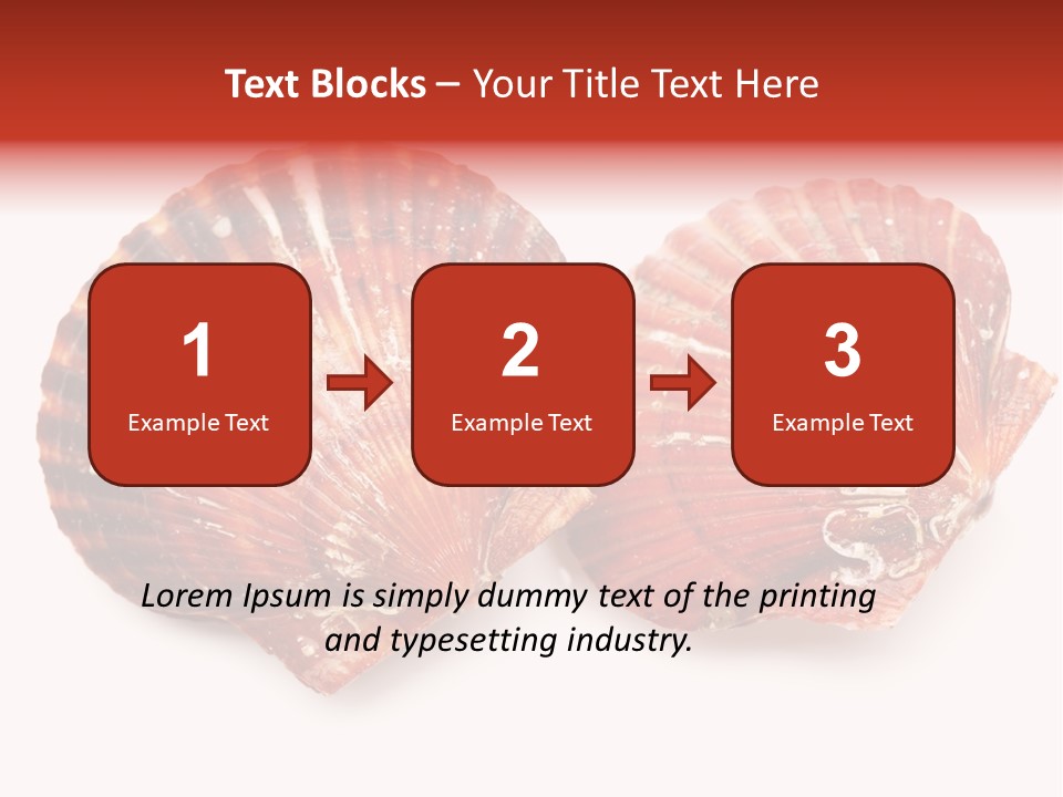 Red Background Closeup PowerPoint Template