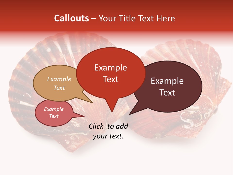 Red Background Closeup PowerPoint Template