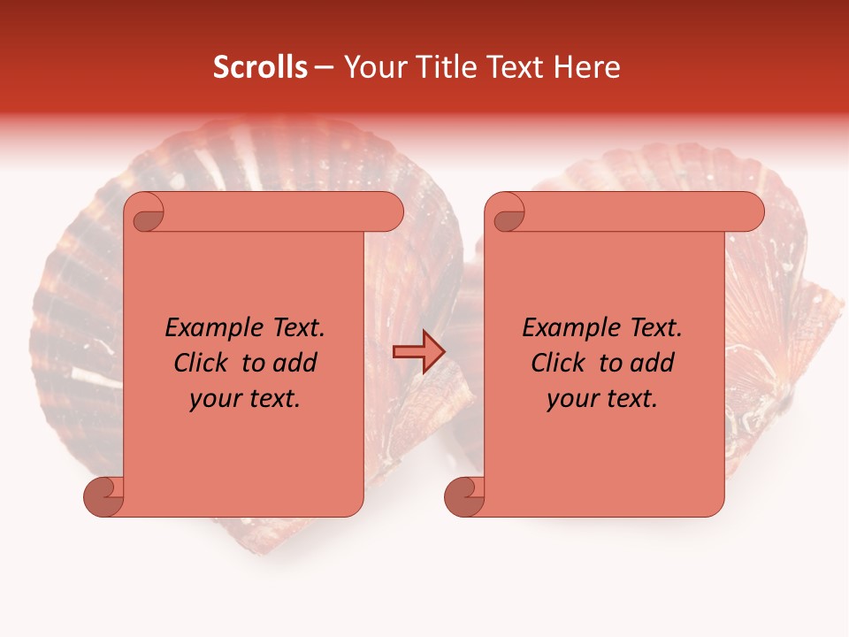Red Background Closeup PowerPoint Template
