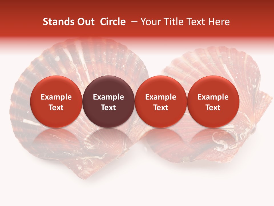 Red Background Closeup PowerPoint Template