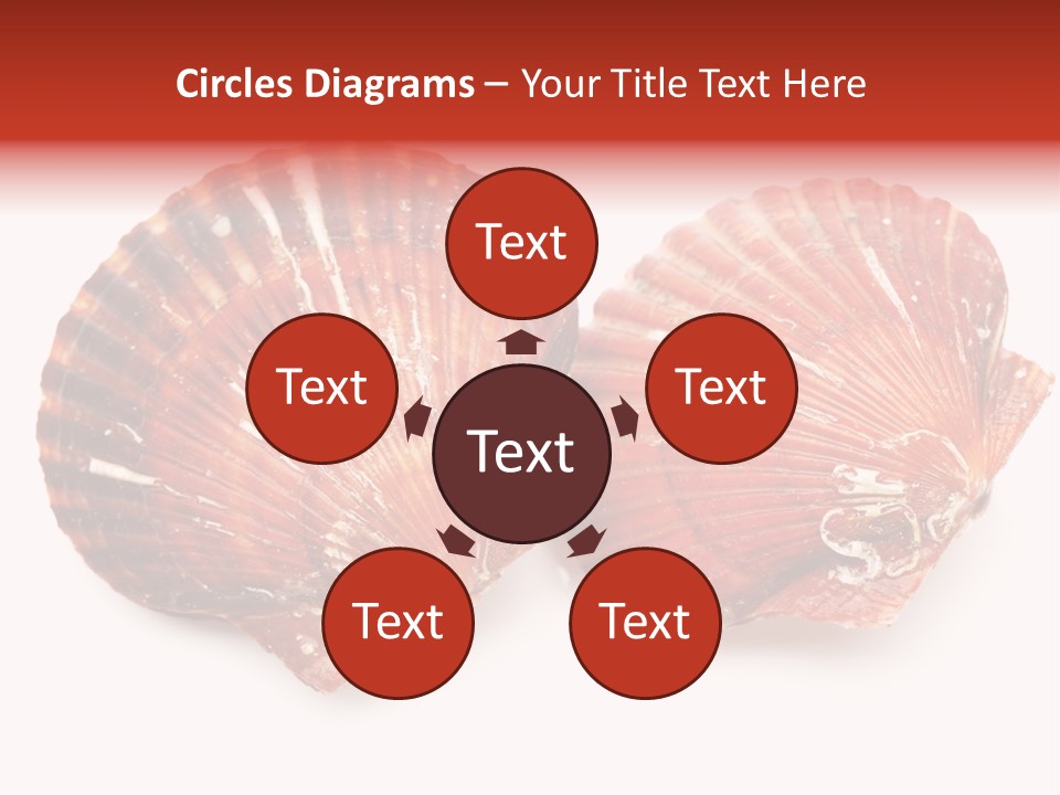 Red Background Closeup PowerPoint Template