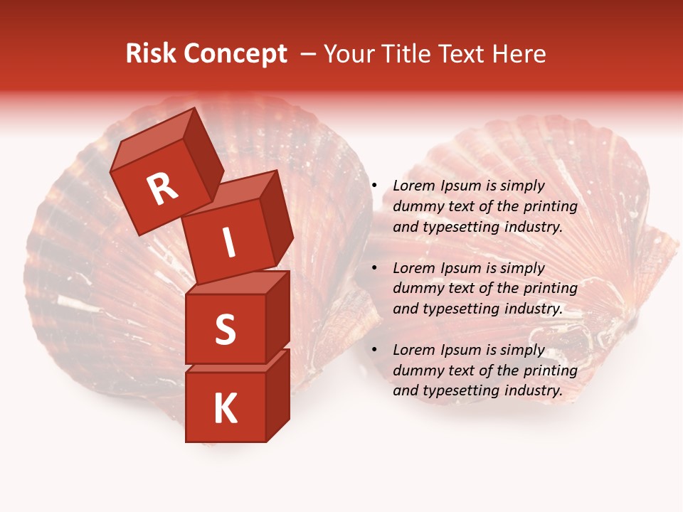 Red Background Closeup PowerPoint Template