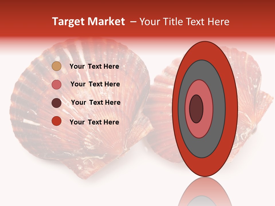 Red Background Closeup PowerPoint Template