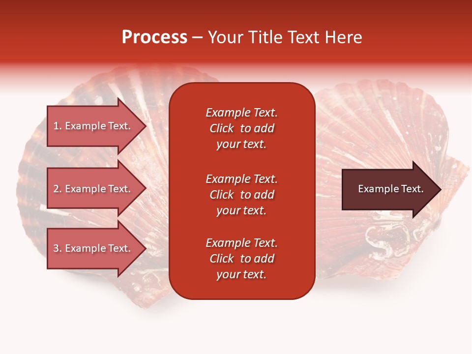 Red Background Closeup PowerPoint Template