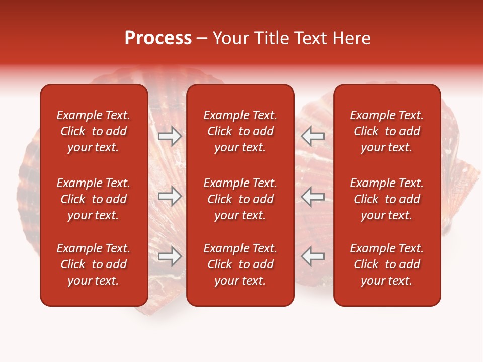 Red Background Closeup PowerPoint Template