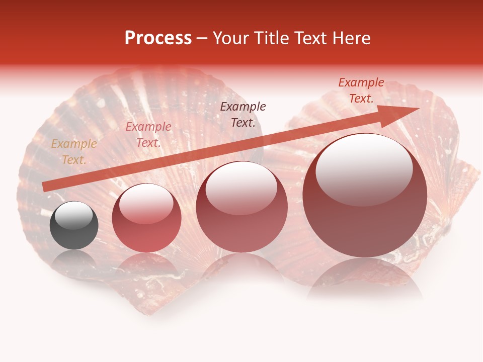 Red Background Closeup PowerPoint Template