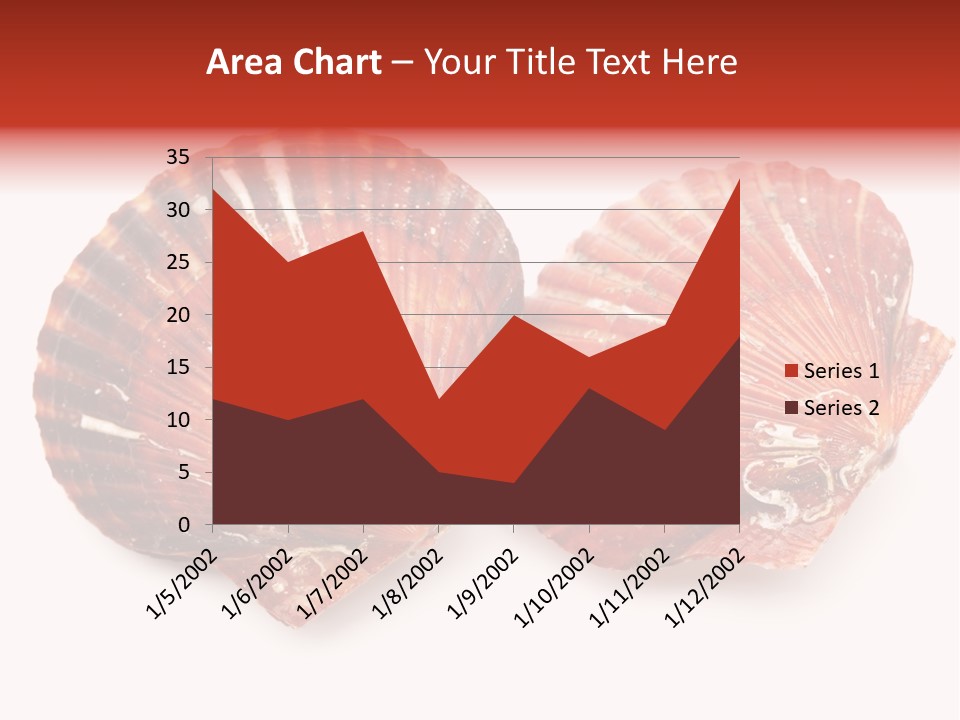 Red Background Closeup PowerPoint Template