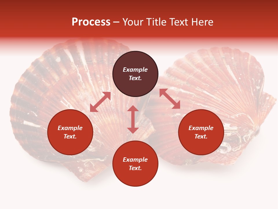 Red Background Closeup PowerPoint Template
