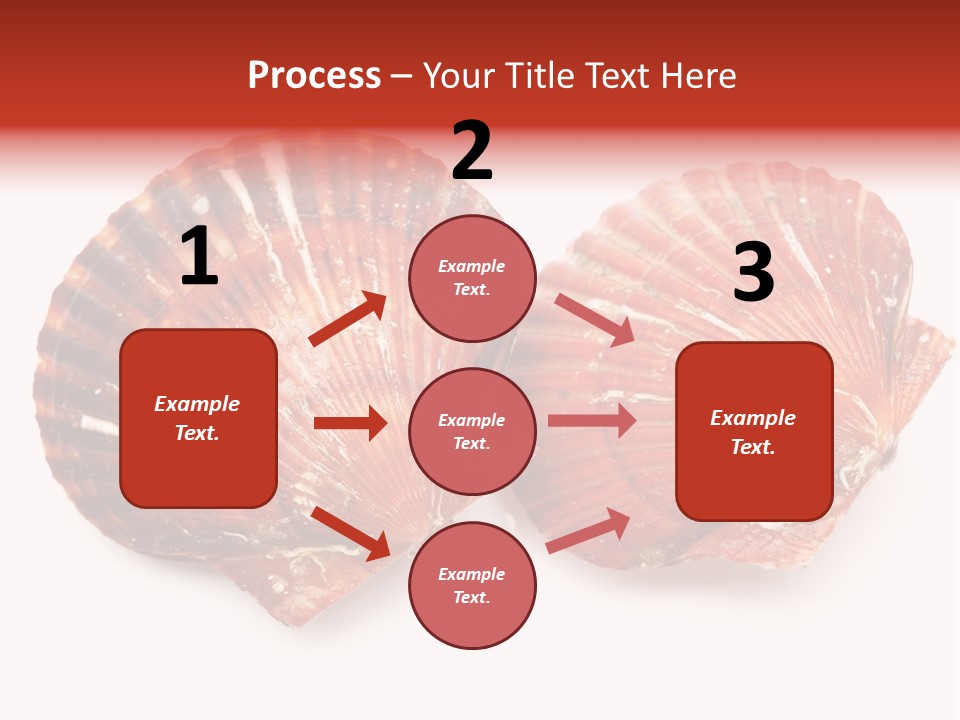 Red Background Closeup PowerPoint Template