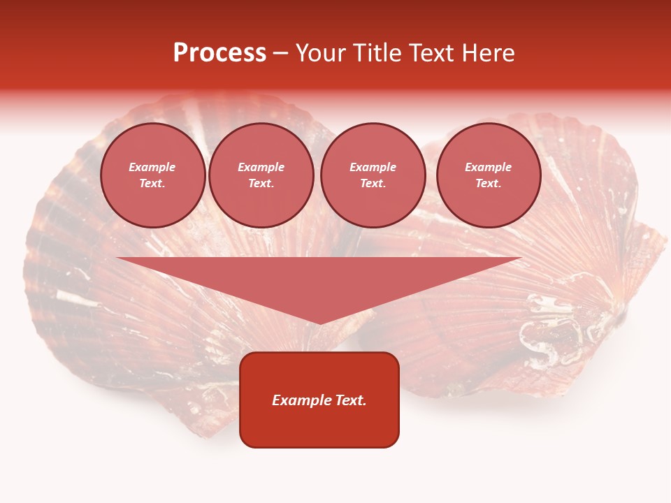 Red Background Closeup PowerPoint Template