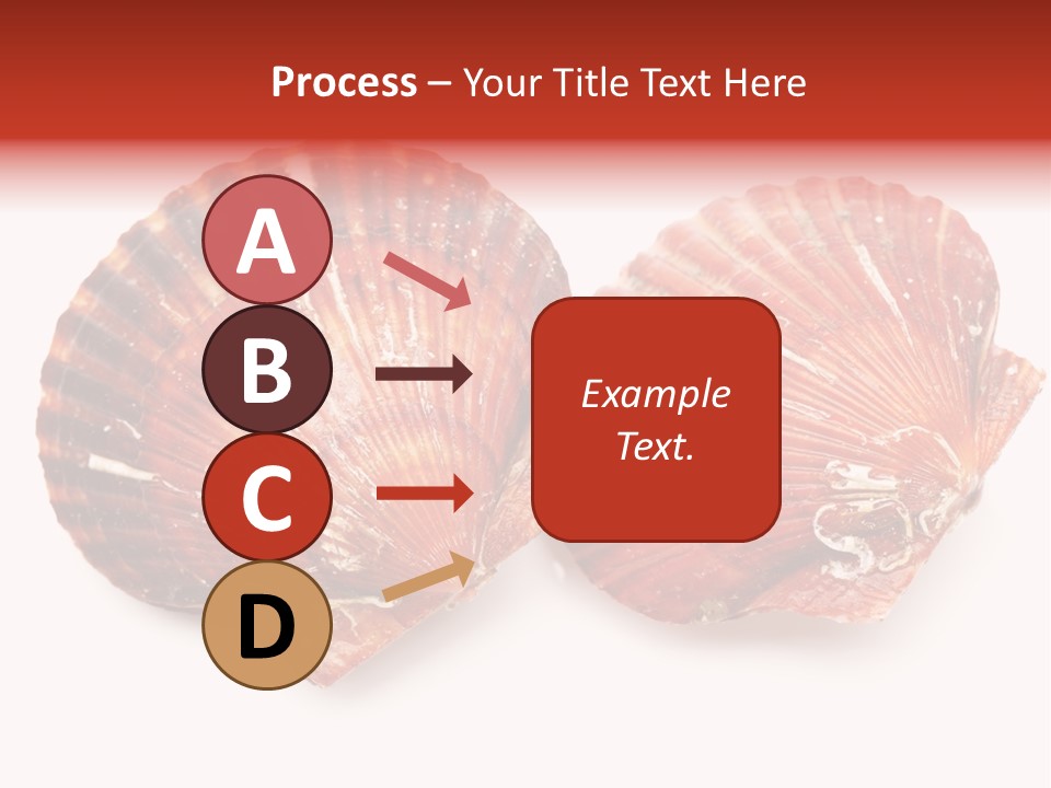 Red Background Closeup PowerPoint Template