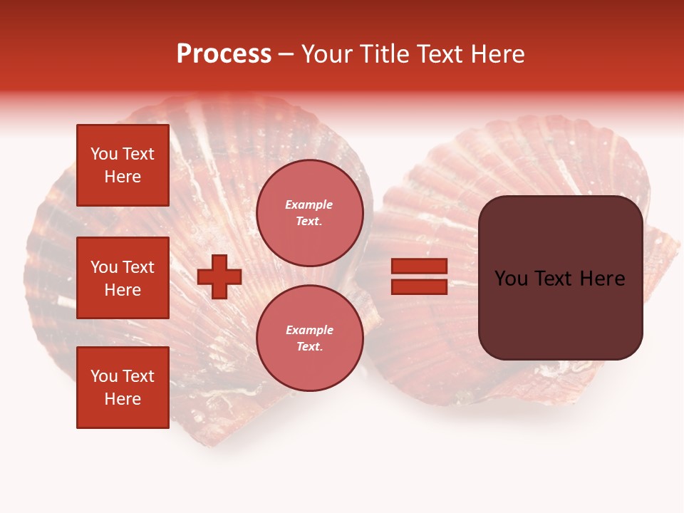 Red Background Closeup PowerPoint Template