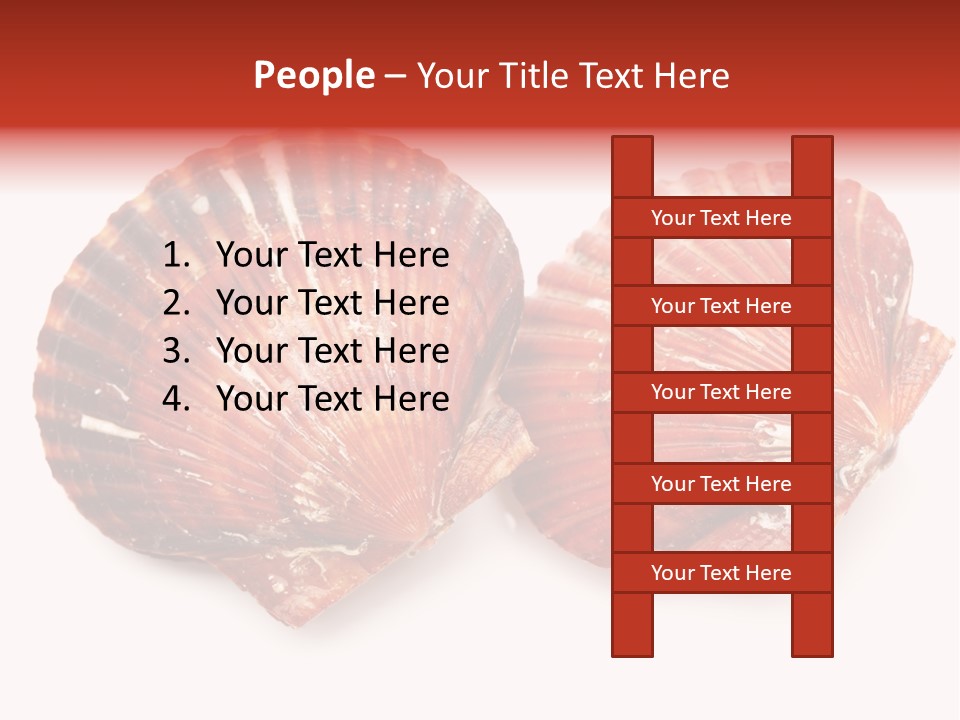 Red Background Closeup PowerPoint Template