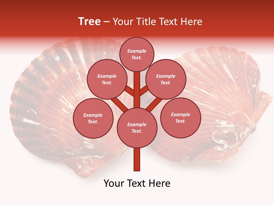 Red Background Closeup PowerPoint Template