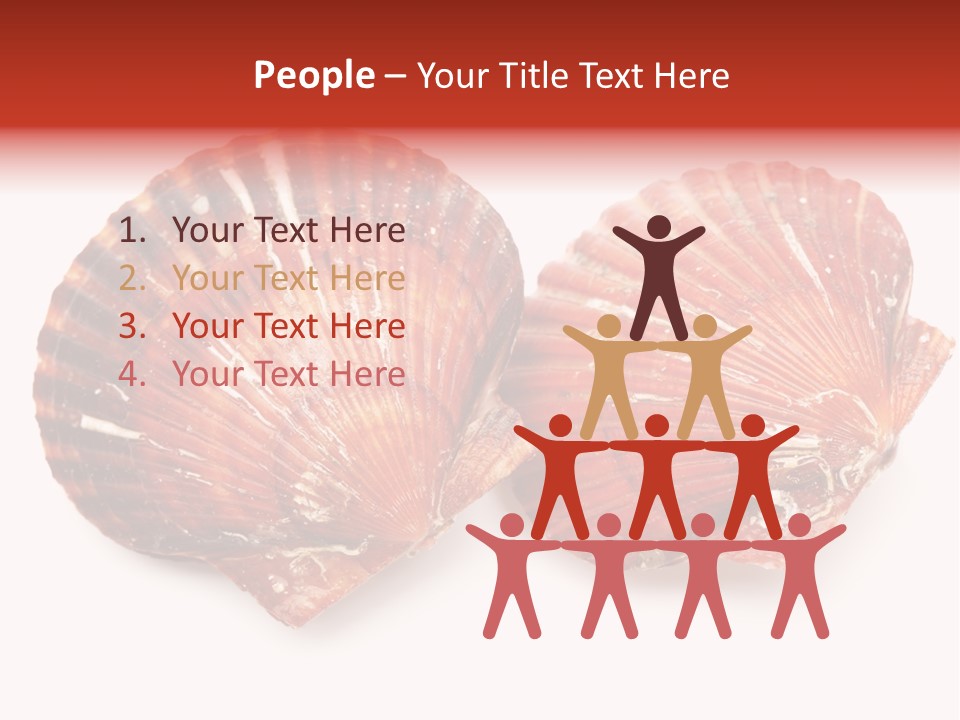 Red Background Closeup PowerPoint Template
