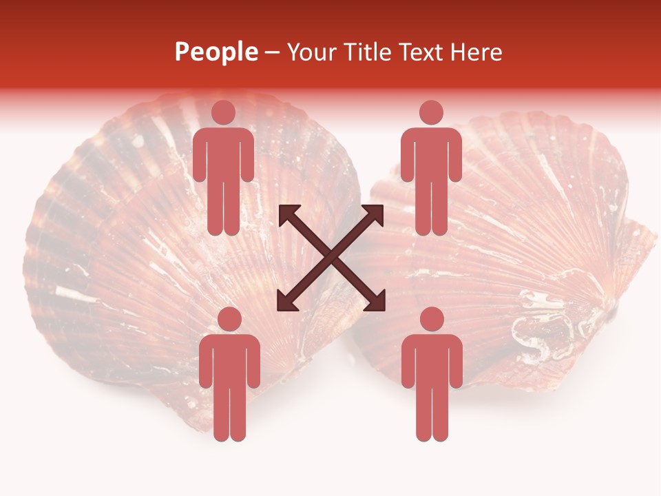 Red Background Closeup PowerPoint Template