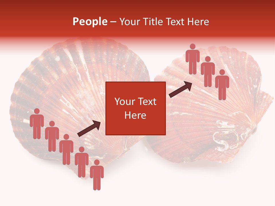 Red Background Closeup PowerPoint Template