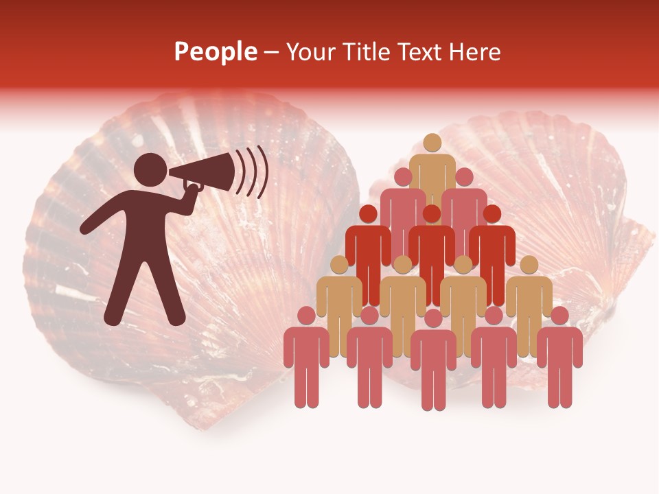 Red Background Closeup PowerPoint Template