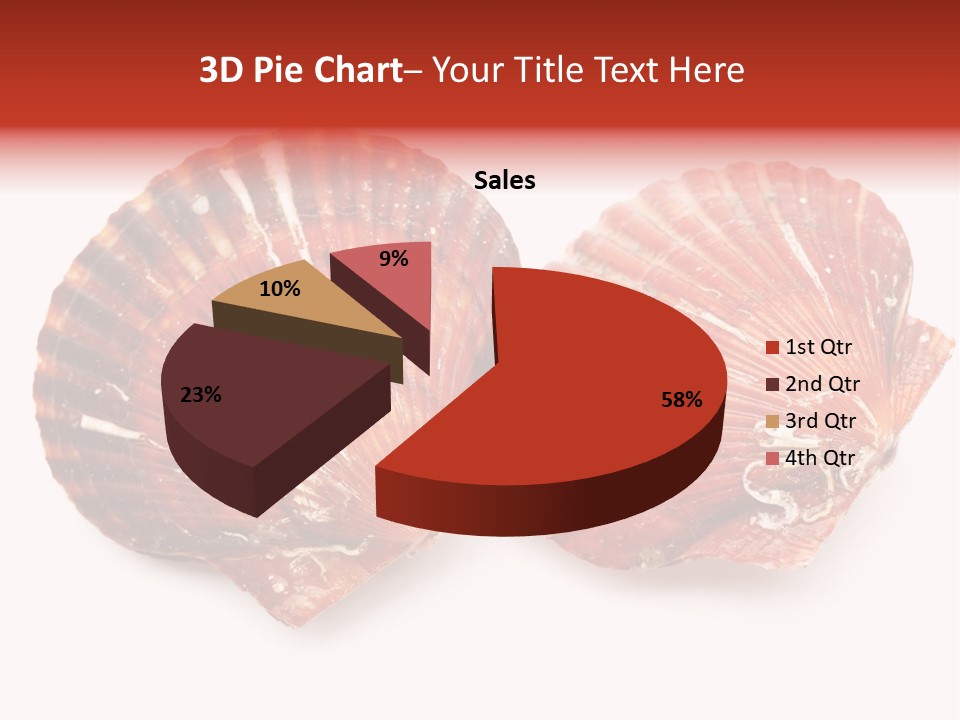 Red Background Closeup PowerPoint Template
