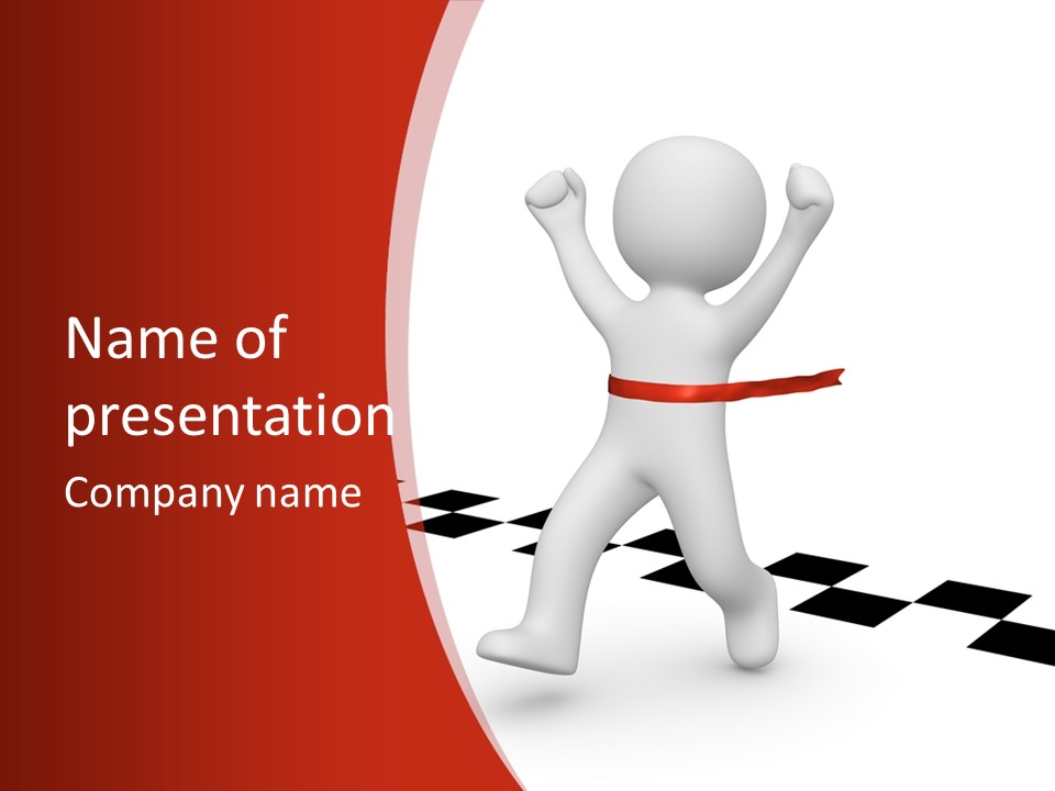 Best Challenger Person PowerPoint Template