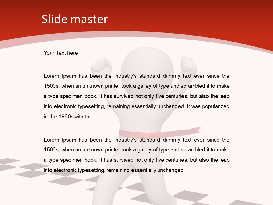 Best Challenger Person PowerPoint Template