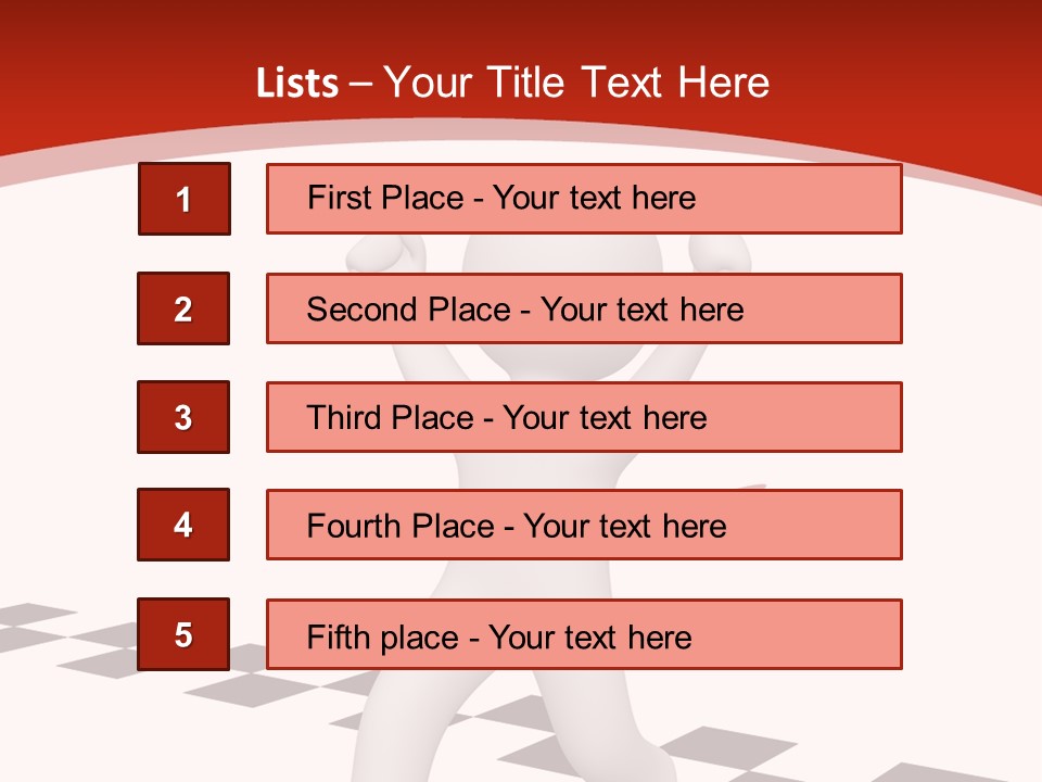 Best Challenger Person PowerPoint Template