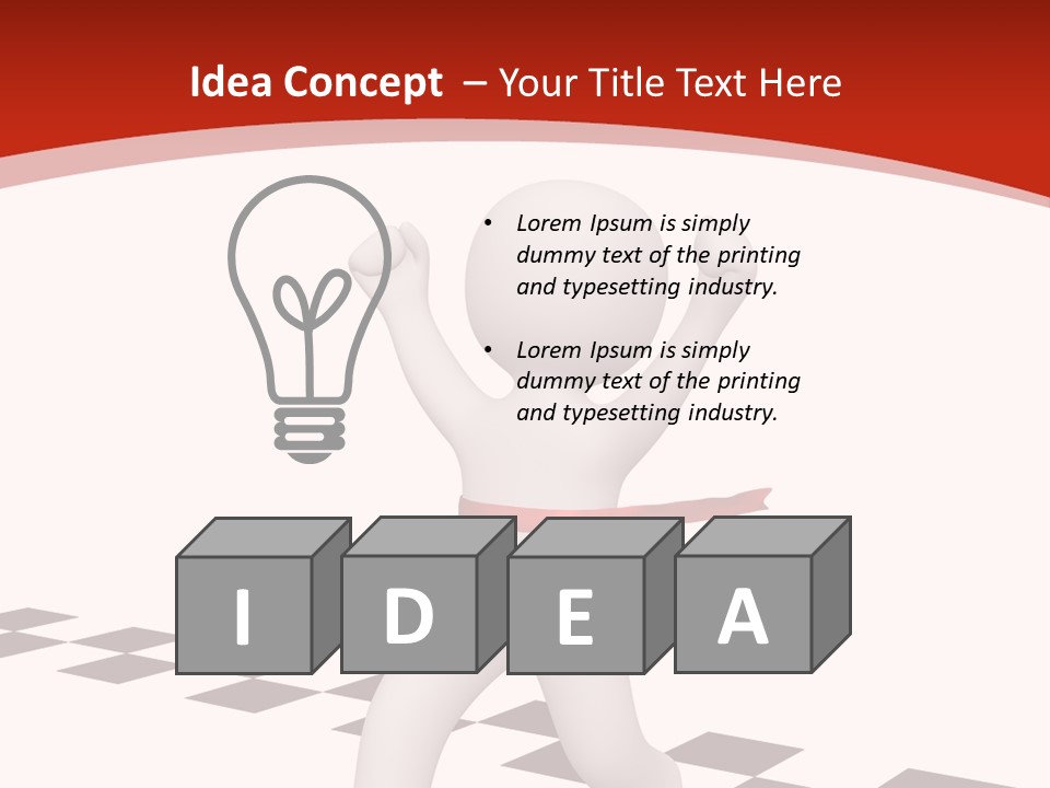 Best Challenger Person PowerPoint Template