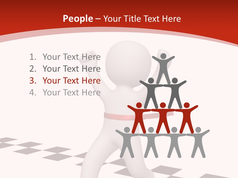 Best Challenger Person PowerPoint Template