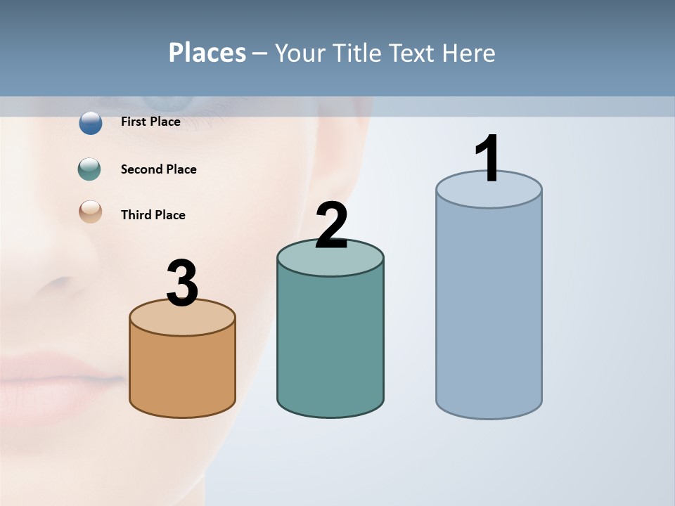 Calm Skincare Woman PowerPoint Template