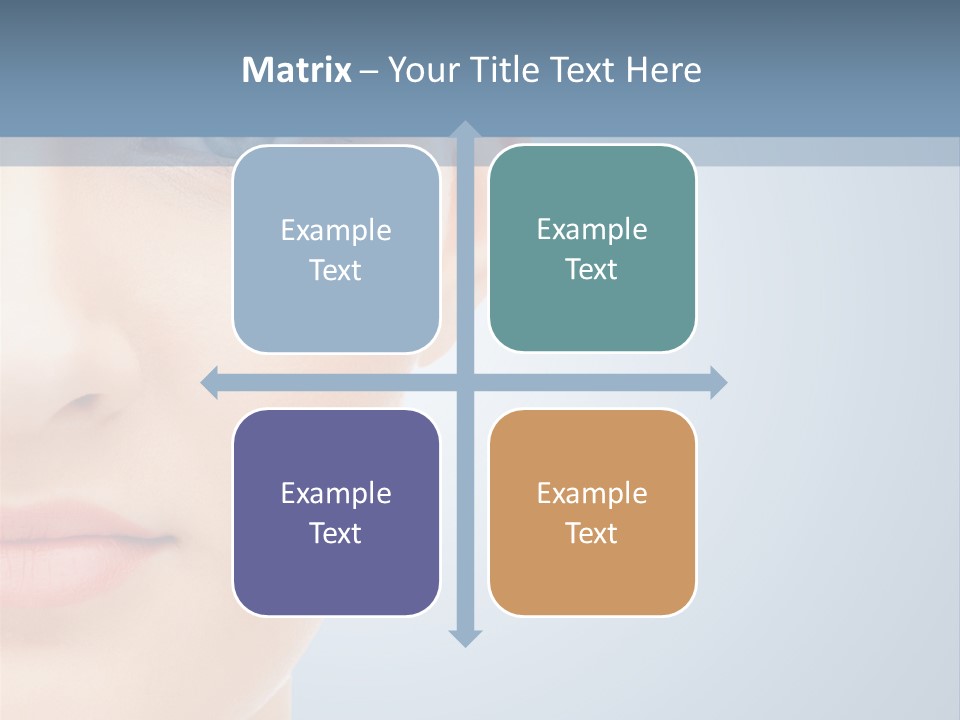 Calm Skincare Woman PowerPoint Template